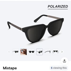 Blenders Polarized Black Sunglasses Runway One